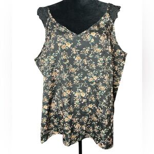 Shein Floral Sleeveless Blouse